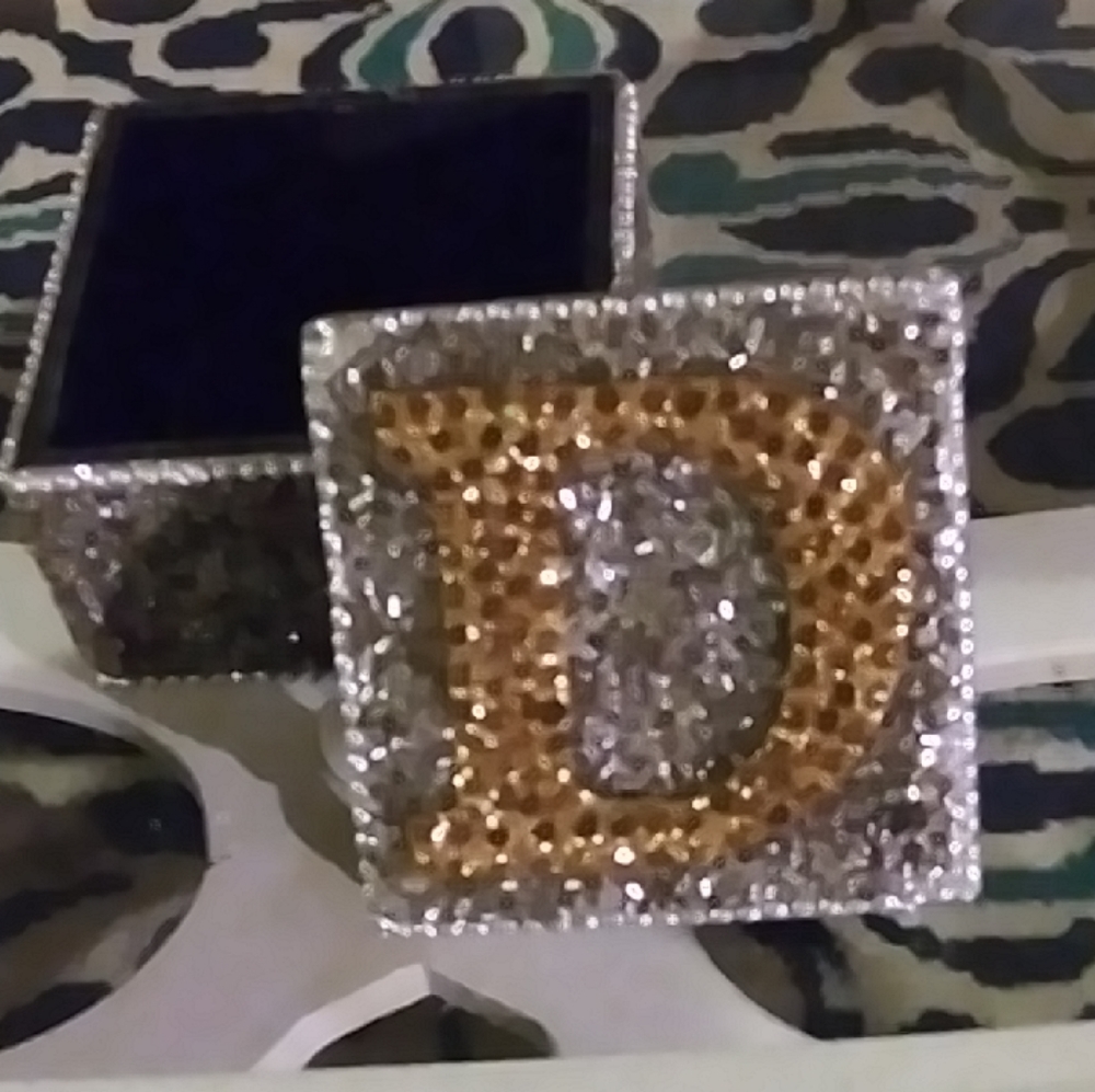 Glitter jewerly box